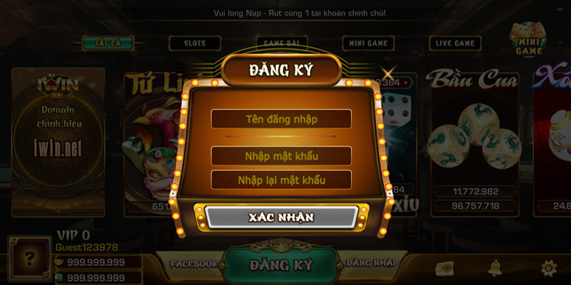 Các cách để đăng ký tài khoản tại cổng game Iwin